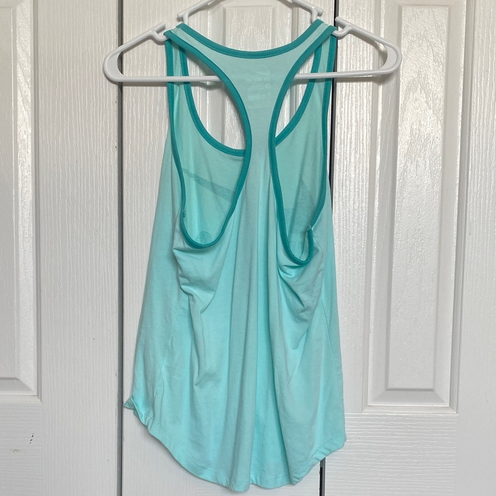 Nike Aqua Blue Racerback Tank - Picture 3 of 4